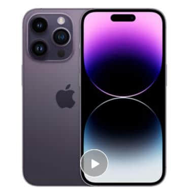 新品 Apple iPhone 14 Pro (A2892) 256GB 暗紫色 支持移动联通电信5G